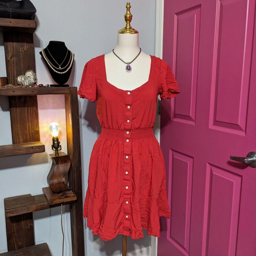 Wrangler Women's Orange Casual-dresses